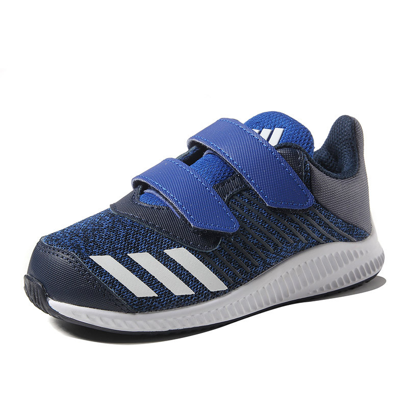 【自营】adidas阿迪达斯童17年新款男婴童0-4岁低帮魔术贴婴童鞋BA9460 BA9460学院蓝+亮白+学院藏青蓝 24.5码/适合脚长140mm