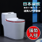 日本卫浴抽水马桶虹吸式防臭座便器防溅水大口径防堵塞坐便器_2_7 低腰款，脲醛盖板搭配瑞尔特水件 400mm