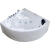 亚克力浴缸三角扇形小卫生间按摩冲浪浴缸家用嵌入式欧式浴盆池 ≈1.2m 0.8米冲浪＋恒温器配置