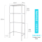 不锈钢滚筒洗衣机置物架阳台落地收纳架整理架浴室卫生间马桶架子_6_0 默认尺寸 波轮洗衣机二层置物架