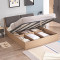 A家家具 北欧双人床1.8米床储物1.5米高箱床主卧婚床FBY1002 1.8米高箱床+床垫