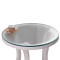 定制软玻璃圆桌PVC圆桌布防水透明桌垫圆形餐桌布台布磨砂水晶板_7 140圆 波斯菊2.0
