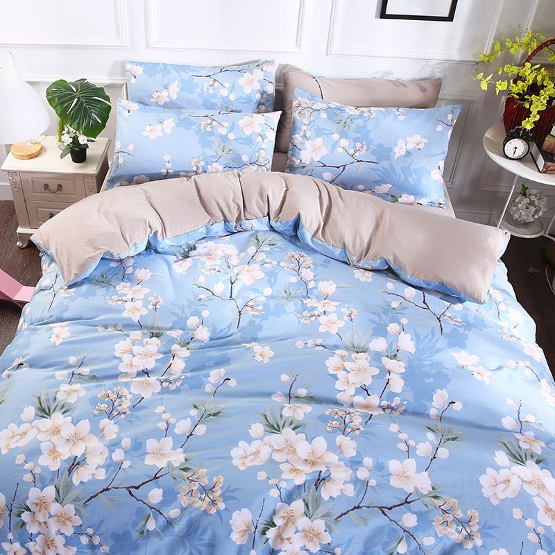 棉被套单件水洗棉床上用品单人200x230棉双人被罩1.5m1.8/2米 被套1.8x2.2m 欧花香人间