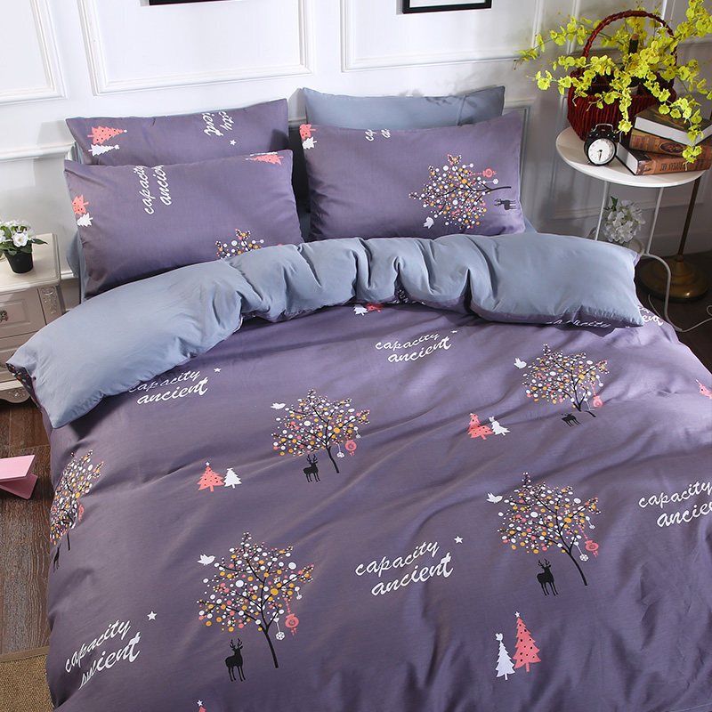 棉被套单件水洗棉床上用品单人200x230棉双人被罩1.5m1.8/2米 被套1.5x2.0m 欧炫彩生活