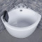 小户型浴缸亚克力小尺寸浴池家用三角扇形迷你日式深泡澡浴盆 空缸配置-右边靠枕无座位 ≈1.8M