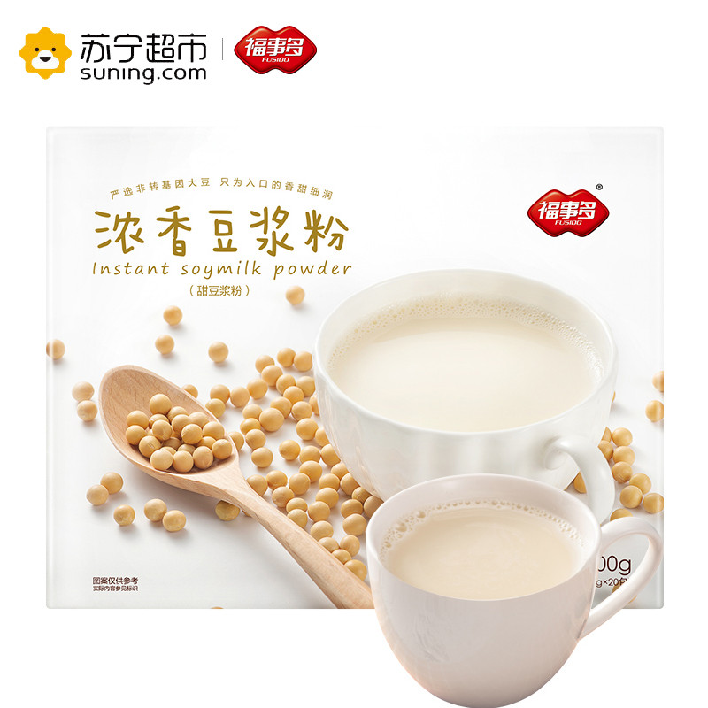 福事多 浓香豆浆粉 600g/盒