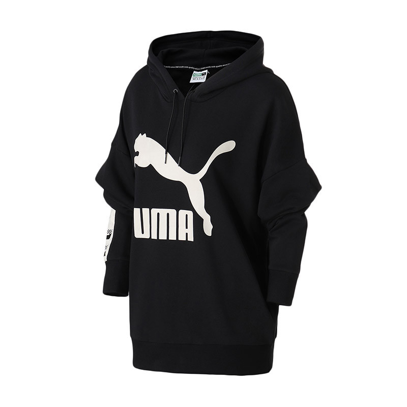 PUMA彪马卫衣女士运动服休闲服连帽长袖T恤578339 57833901黑色 L