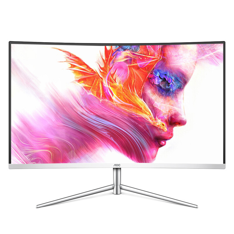 aoc c24v1h/ws 23.6英寸曲面显示器