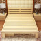 松木实木床 双人床 1.5 1.8米 单人床 儿童床 简约现代 实木床180*200CM【离地30CM】