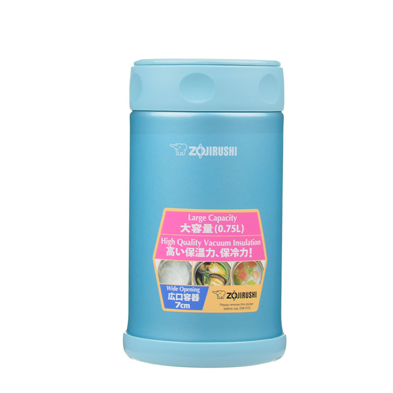 象印(ZO JIRUSHI)焖烧杯SW-FCE75-AB 水蓝色 750ML