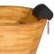 新款橡木泡澡木桶加厚浴缸沐浴桶木质洗澡木桶浴桶实木泡澡 木本色（1.1米）