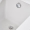 新款嵌入式浴缸家用亚克力浴缸小户型方形迷你普通浴缸浴池 空缸+花洒+下水器 ≈1.4m