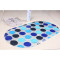 PVC浴室防滑垫防滑带吸盘地垫无味环保卫生间地垫蓝色圆点39*69cm_1_4 蓝色圆点