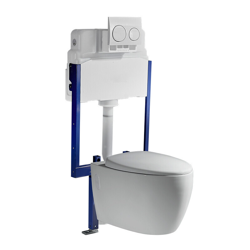 入墙式挂壁壁挂式马桶挂墙式座便隐藏水箱悬挂式挂便器墙排坐便器d款