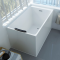 亚克力小户型迷你小浴缸日式五件套家用坐式卫生间浴缸 无座空缸 ≈1.5M