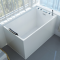 亚克力小户型迷你小浴缸日式五件套家用坐式卫生间浴缸 ≈1.3m 无座空缸+五件套配置