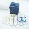 旅行收纳袋包运动鞋子整理袋鞋子收纳盒旅游鞋盒鞋袋包邮_1 藏青-