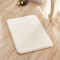 防滑垫慢回弹记忆绵地垫简约现代客厅地毯纯色厨房浴室卫生间吸水防滑垫垫_1_3 米色