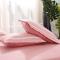 北欧简约格子条纹四件套1.8/2.0m纯色被套床单学生宿舍床上三件套_4_9 1.35m（4.5英尺）床 粉红色简单生活-粉