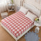 特价纯棉床笠加高全棉床罩床垫保护套单件床单1.51.8米 100cmx200cm 品格红