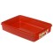 进口SANKO塑料饭盒分格便当盒四格寿司盒水果盒干果盒零食盒 默认颜色