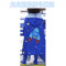 儿童雨衣男童女童幼儿园大帽檐小学生宝宝带书包位防水雨披_17 蓝色火箭【带书包位】