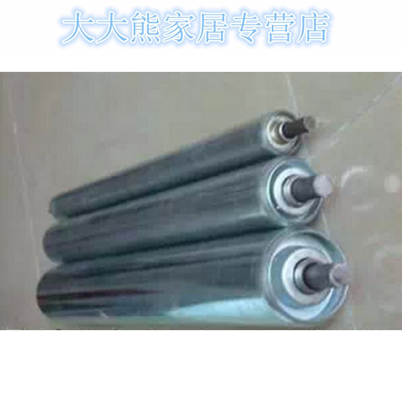 无动力滚筒托辊镀锌辊筒流水线滚筒输传带滚筒滚轴滚轮不锈钢托辊_1_4 32*300
