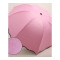晴雨伞遇水开花黑胶伞晴雨伞荷叶边遮阳伞拱形三折折叠伞女_4 kl0177玫瑰红