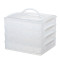 冰箱鸡蛋盒厨房保鲜盒塑料放鸡蛋的收纳盒鸡蛋托塑料包装盒_8 4层