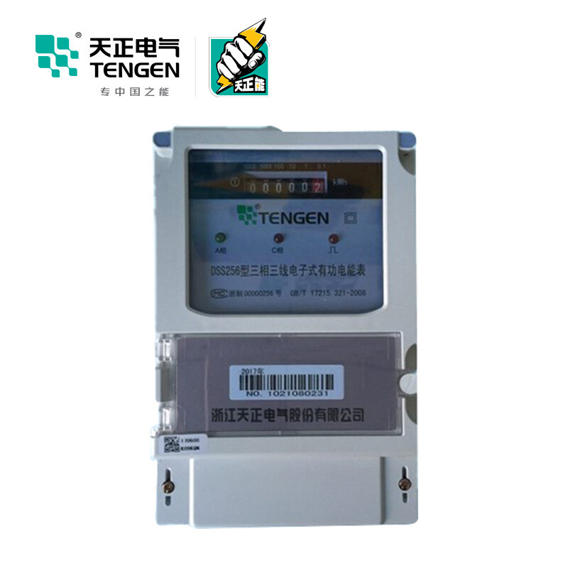 天正电气 DSS2566 三相 380V 10(40)A 电子式 09030110042 电能表电表