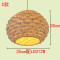 中式鸟笼灯个性田园榻榻米灯饰日式东南亚竹编创意餐厅饭店灯 B款直径40cm配LED12W灯泡