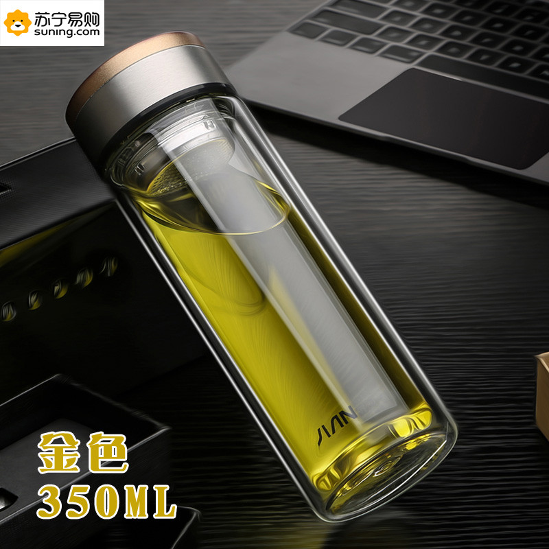 富光 双层玻璃杯 ZG6009-350 100个起订 透明色