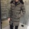 韦斯普 2018冬季新款男士中长款棉衣男加厚棉服冬装连帽棉袄时尚男装外套MD1738 XXXL 棕色