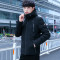 歌爱妮青年2018休闲男士加厚保暖冬装羽绒服男外套拉链短款羽绒棉大码潮