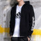 阿迪达斯(adidas)男女情侣款2018春秋连帽运动服休闲透气夹克外套S98796/S97076 S97076（女） 2XL