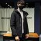 韦斯普 2018冬季新款白鸭绒男士羽绒服男短款连帽羽绒加厚保暖男装外套R882 XXL 黑色