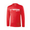 威克多Victor T-85100 T-86100胜利羽毛球服 男女款针织圆领长袖T恤 S T-85100火焰红