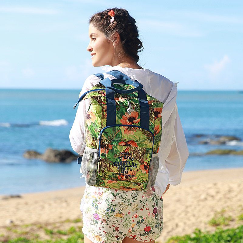 探路者男包女包2018秋冬户外运动包休闲登山手提包双肩包学生背包 ZEBF80831-H01X