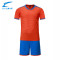 立搏足球服短袖运动套装训练队服男女均可组队球衣可定制印字印号_1 XS 大红