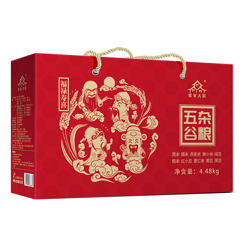 柴火大院 福禄寿喜 十种杂粮组合4.48kg