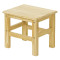 慧乐家 餐椅 大方凳子矮凳 原木色 33017 米色