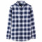 Semir森马衬衫13077051018 185/100A/XXL 白蓝色调0418