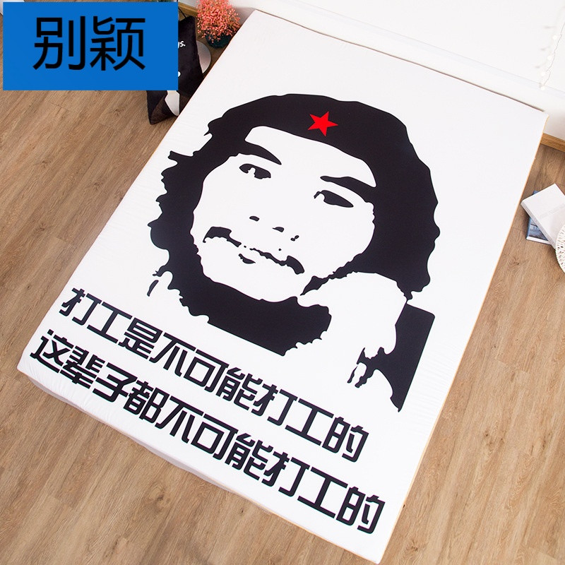 别颖懒人沙床卡通黑白猫可爱垫子加厚榻榻米睡垫单人双人卧室床垫 窃格瓦拉