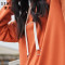 Semir森马 秋装上新女装卫衣连衣裙 19068140201 170/92A/XL 阳橙3686
