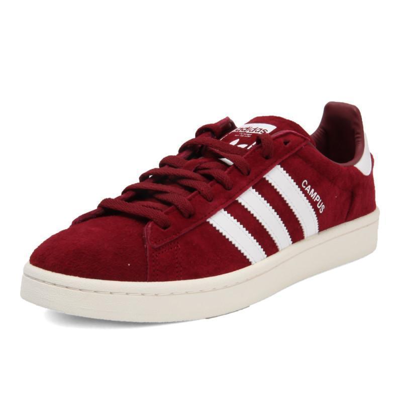 adidasOriginals阿迪三叶2018年新款中性CAMPUS三叶系列休闲鞋_1 基督红/亮白/石膏白 37码