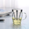KAMJOVE/金灶 明尊 办公室个人杯玻璃杯花茶杯304不锈钢过滤耐热带盖泡茶杯 SG-01（380ML）