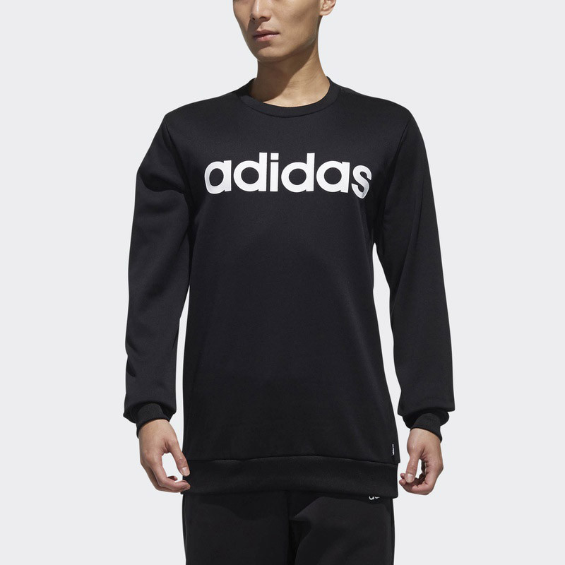 adidas阿迪达斯NEO男装圆领运动休闲卫衣DM4278 XL DM4278黑色
