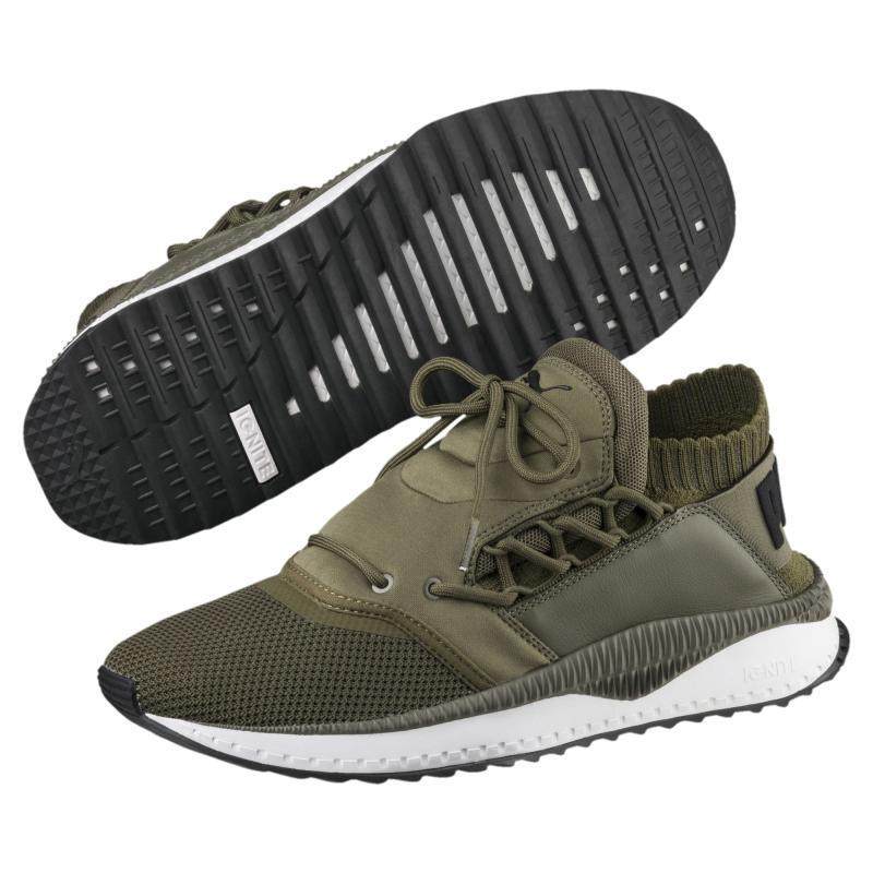 Puma/彪马男鞋低帮TsugiShinsei网面鞋时尚P36375904A OliveNight-PumaWhite 8.5