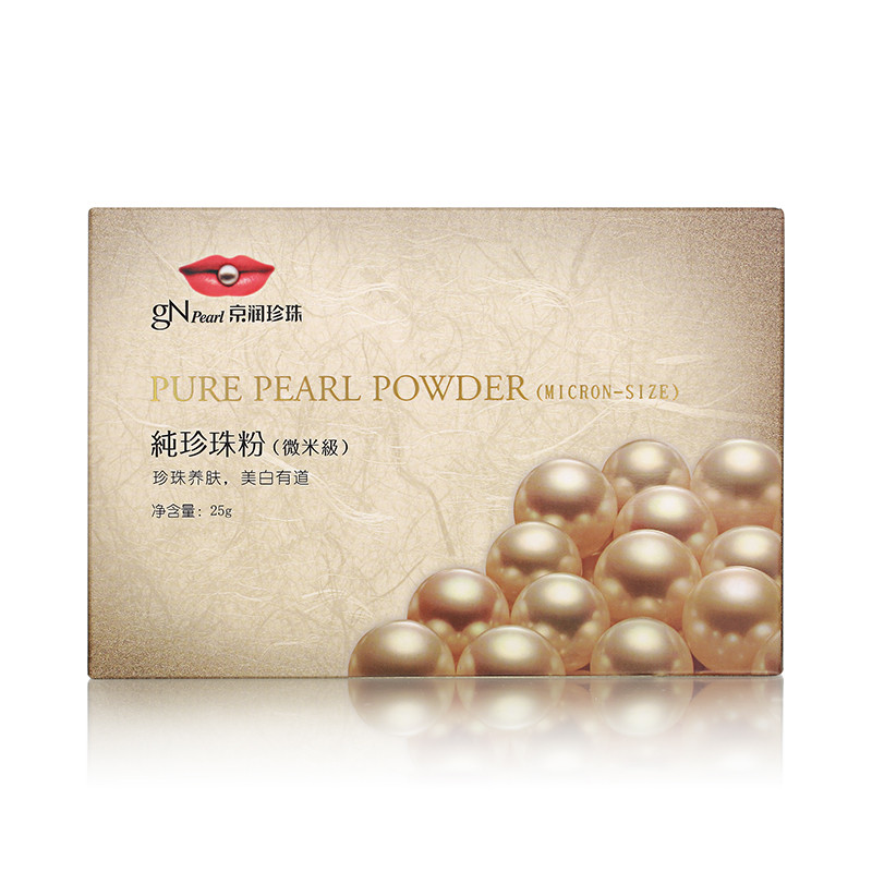 京润珍珠（gNPearl）纯珍珠粉 25g*4袋(微米级)