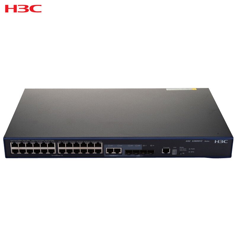 华三（H3C）S3600V2-28TP-EI 以太网交换机